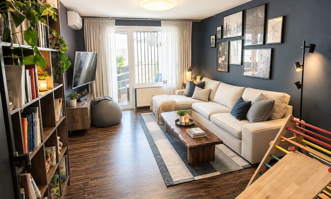 Three-room apartment in Chernuchi