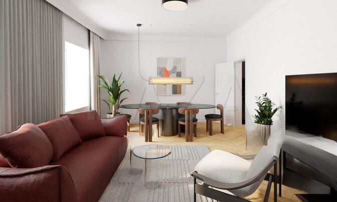 4-room apartment in the center of Ljubljana