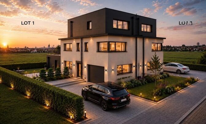 Semi-detached house 5 bedrooms for sale in Luxembourg-Cents