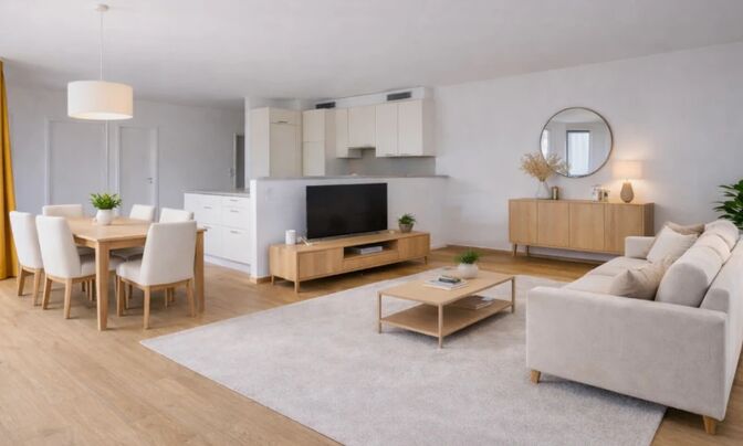 Attic flat 5 rooms