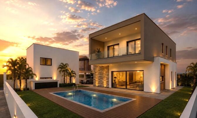 4 Bedroom Villa For Sale in Agios Athanasios, Limassol
