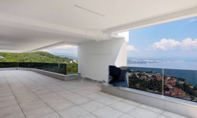 Четырехкомнатная квартира в центре Опатии