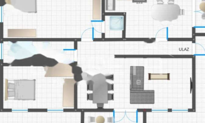 Трехкомнатная квартира в центре