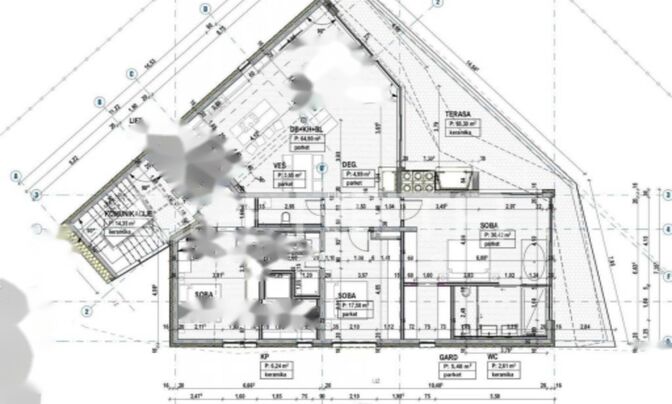 Четырехкомнатная квартира в центре Опатии
