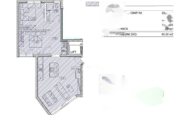 Трехкомнатная квартира Центр