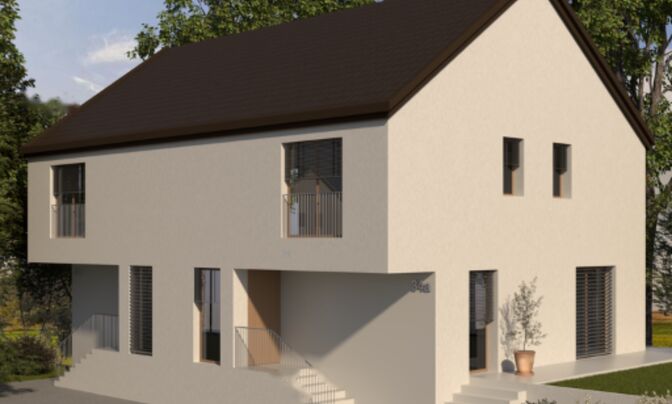 Дом Чрна Вас в парке