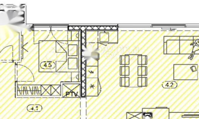 Трёхкомнатная квартира в центре