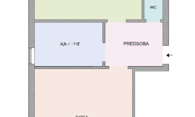 Квартира 1,5 Комнаты Новая Шишка