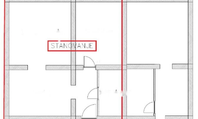 Двухкомнатная квартира Поле