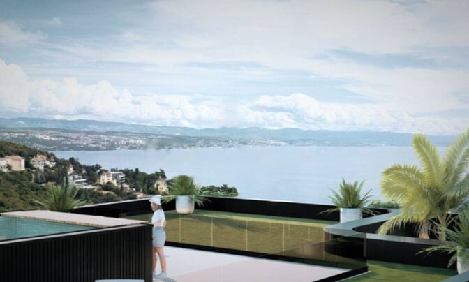 Четырехкомнатная квартира в Опатии