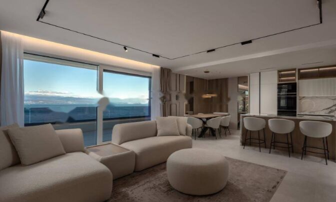 Трёхкомнатная квартира в Опатии