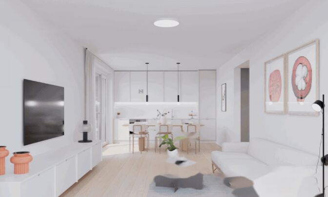 Новое 2-комнатное жилье Бежиград