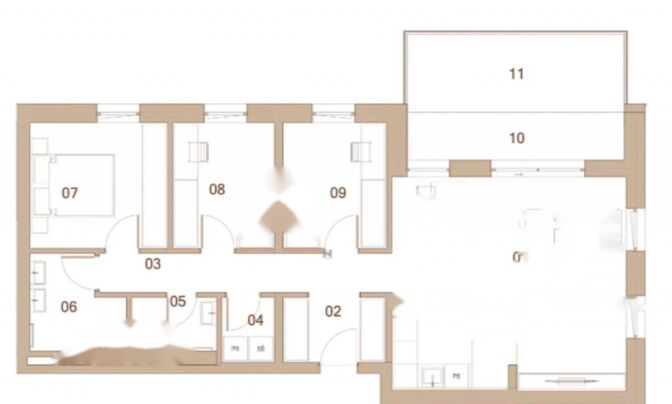Квартира, 4-комнатная, Центр
