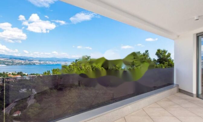 Трёхкомнатная квартира в Опатии