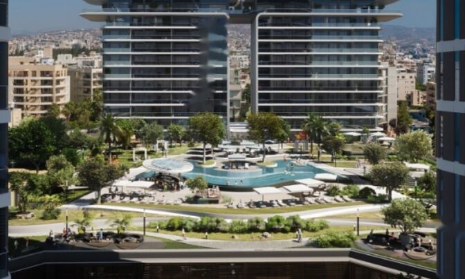 1 Bedroom Seafront Apartment For Sale in Limassol, Neapolis