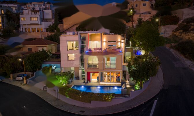 6 Bedroom Unique Modern Villa For sale with Sea Views in Agia Fyla, Limassol