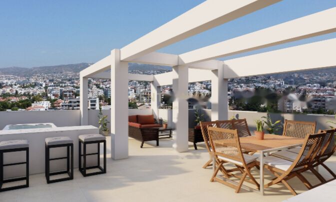 2 Bedroom Penthouse Apartment For Sale In Germasogeia, Limassol