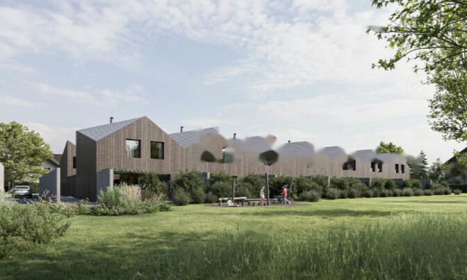 Дом с террасой на озере