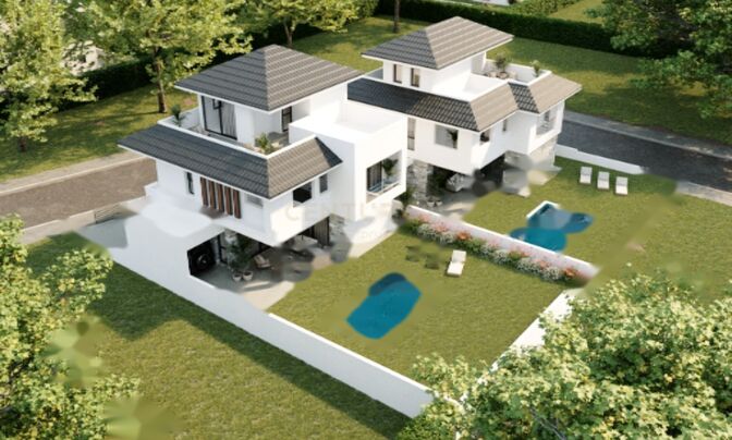 4+1 Bedroom Detached house For sale in Oroklini (Voroklini)