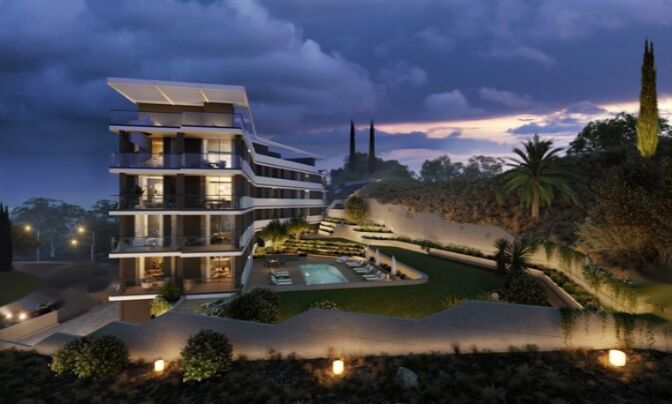 2 Bedroom Apartment with stunning sea views in Limassol, Agios Tychonas