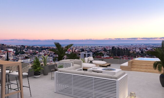 3 Bedrooms Luxurious Penthouse Apartment with Roof garden in Limassol