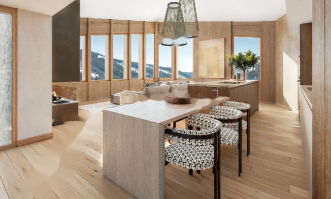 Terraced house in Canillo Center with large terrace