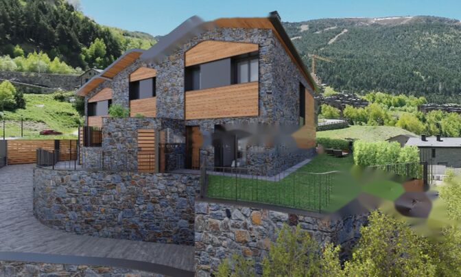 New townhouse development in Incles Valley