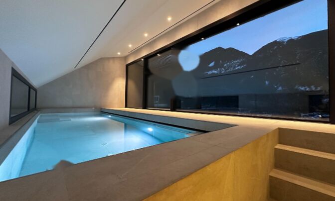 Triplex penthouse with private indoor pool