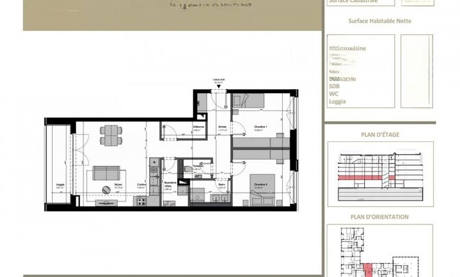 Apartment 2 bedrooms for sale in Belval