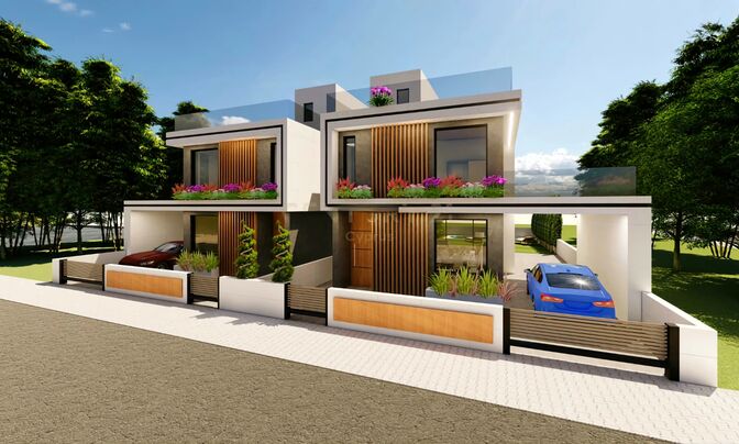 3 Bedrooms Semi-detached For sale in Perivolia, Larnaca