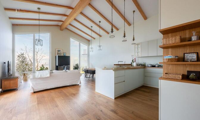 Дом, Копер, Вид на Море