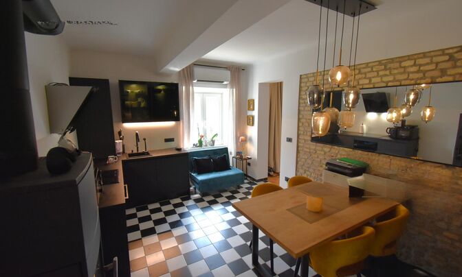 Three-room apartment by the canal