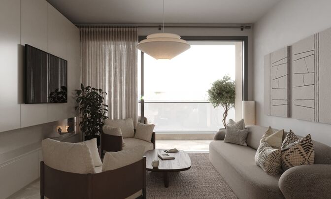 2 Bedroom Apartment For Sale in Aradipou,Larnaca