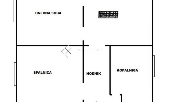 Three-room apartment on Dolenskaya