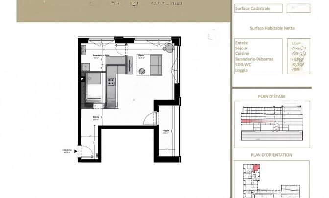 Studio for sale in Belval