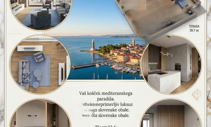 Четырёхкомнатная квартира в Изоле