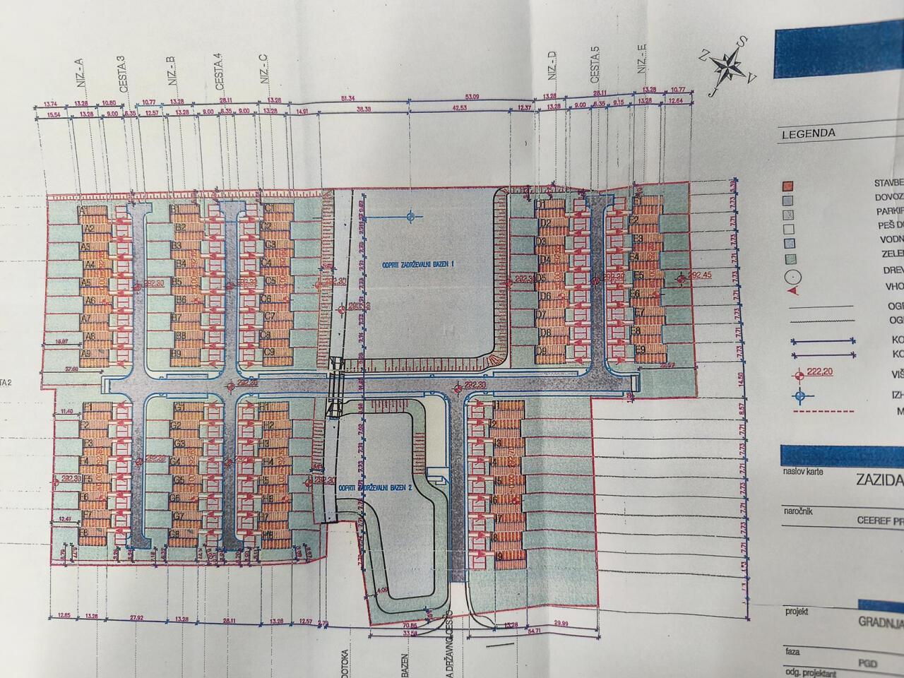 Планировка застройки Drenov grič