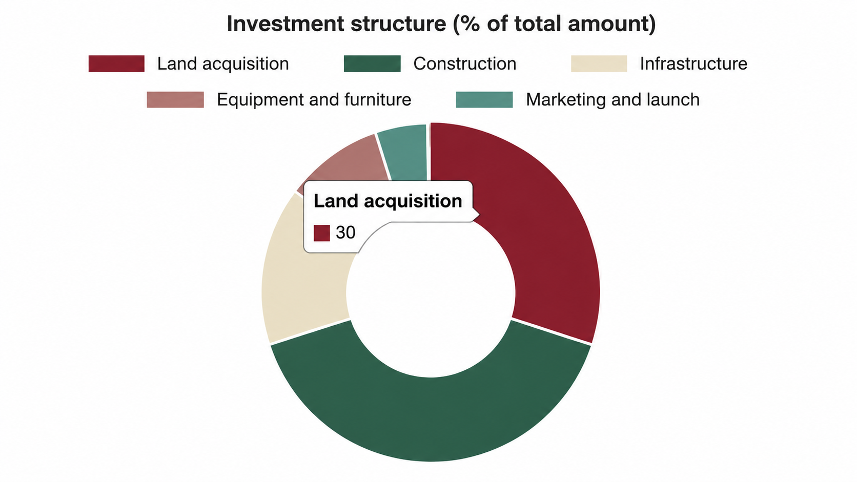 Investment structure of the project